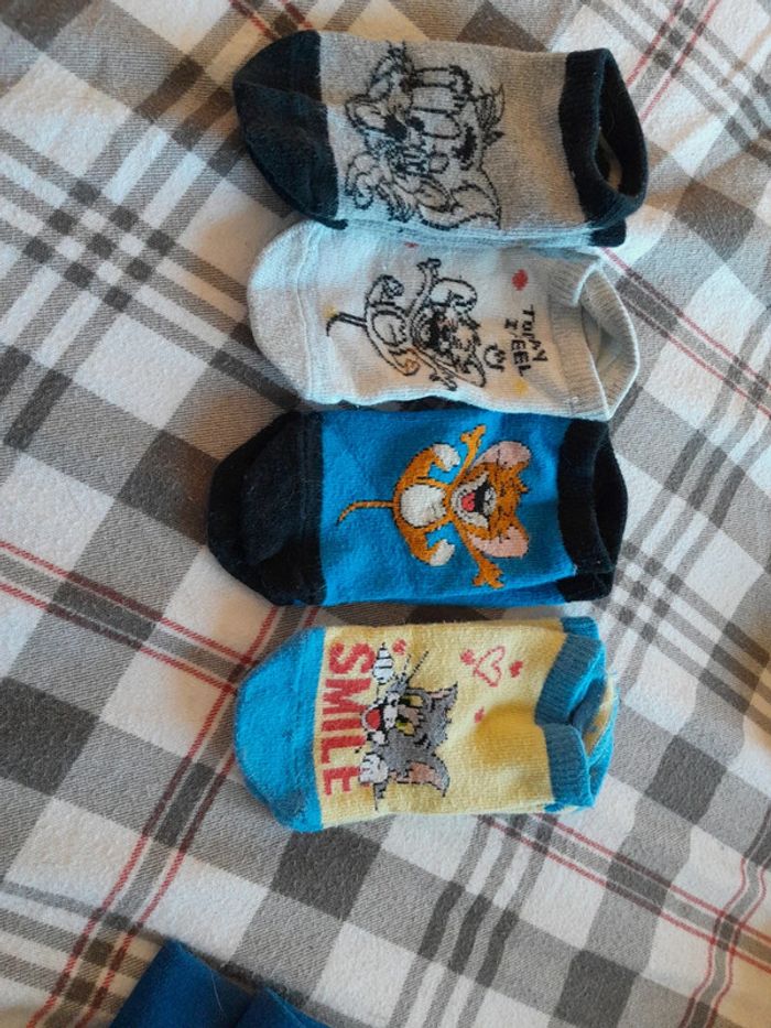 Lot de 5 paires de chaussettes Tom et Jerry 23 26