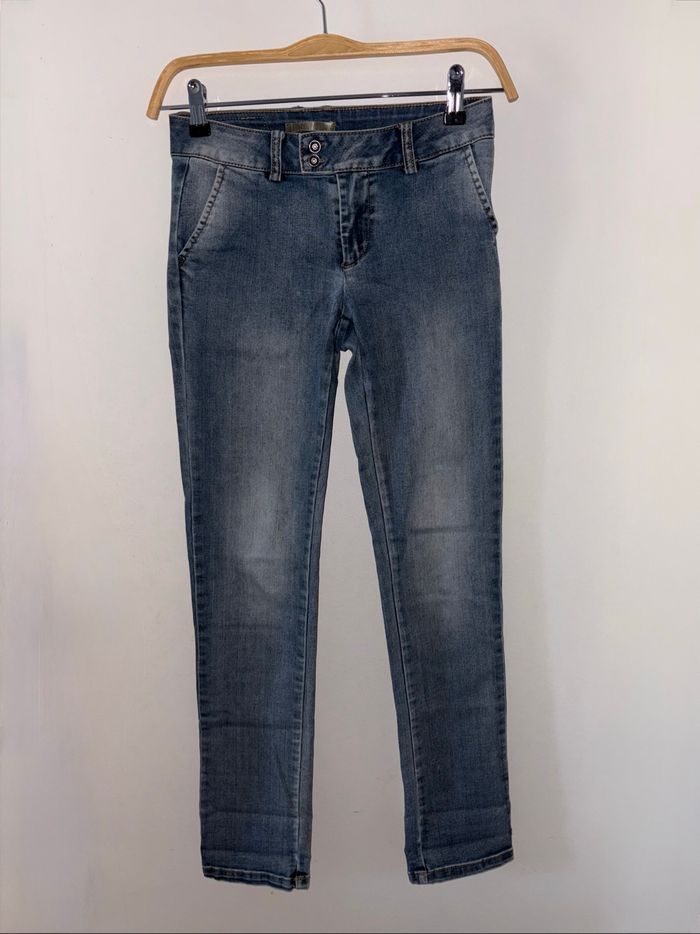 Pantalon jean bleu les petites Bombes LPB taille XS en très bon état. - photo numéro 5