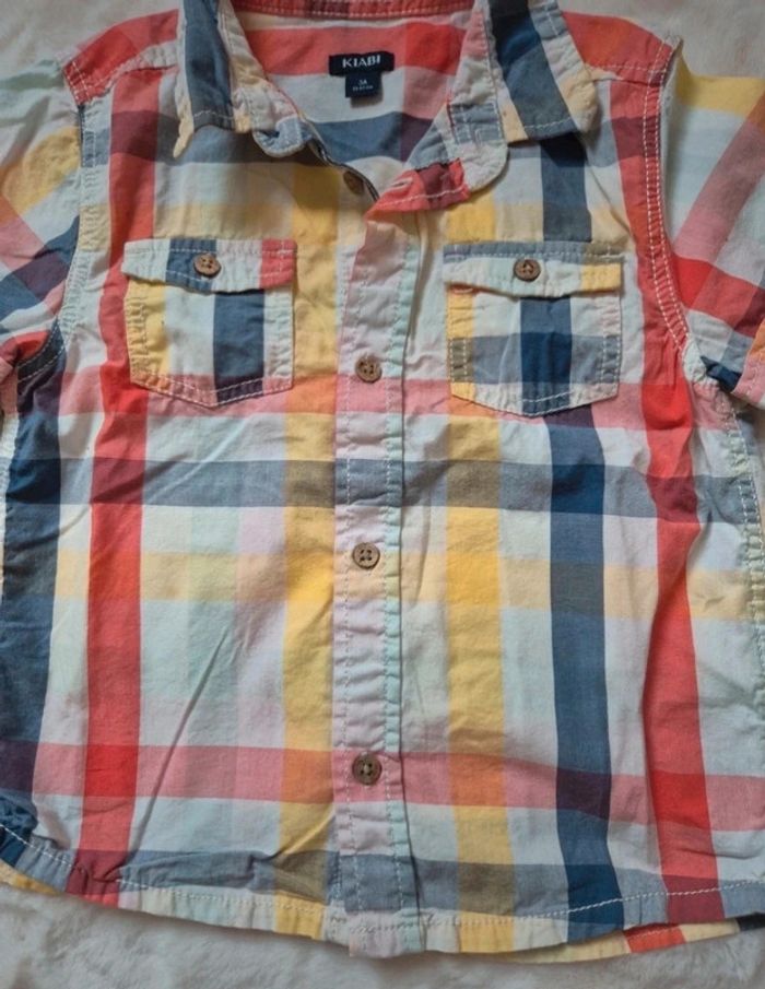 Chemise manches courtes garçon 3 ans Kiabi - photo numéro 3