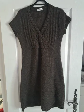 Robe laine hiver cache cache