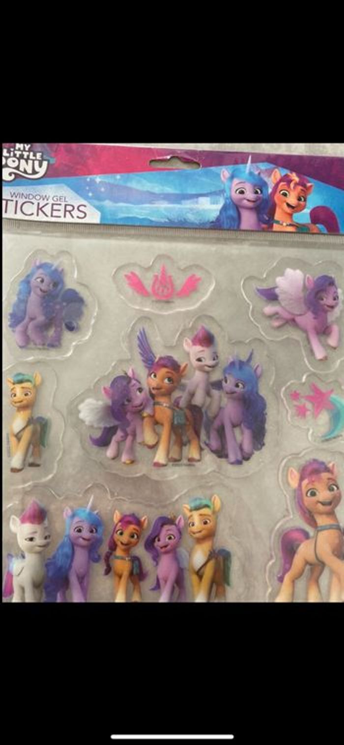 Stickers en gel pour fenêtre My little Pony - photo numéro 6