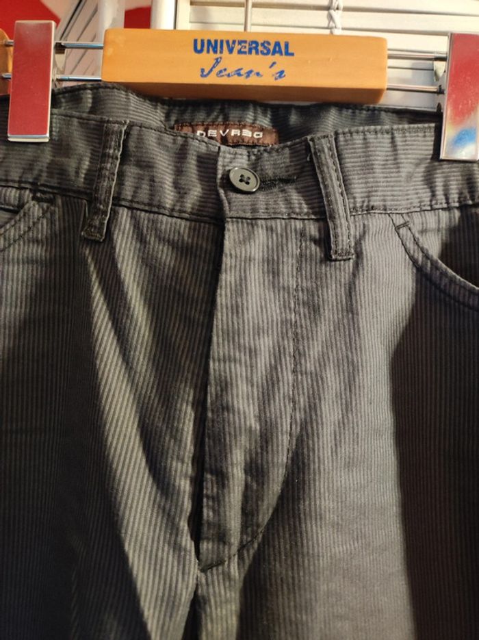 Pantalon droit rayé - photo numéro 2