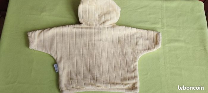 Manteau à capuche bébé naissance à 1 mois - photo numéro 2