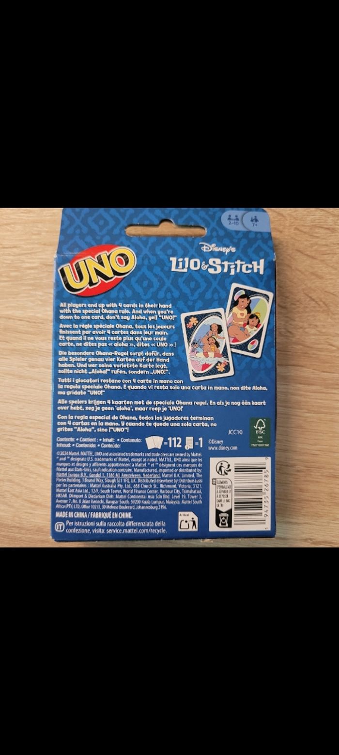 Jeu de carte uno - photo numéro 2