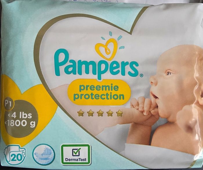 Lot de 240 Pampers Preemie  Protection <1.8 Taille 0 Neuf - photo numéro 2