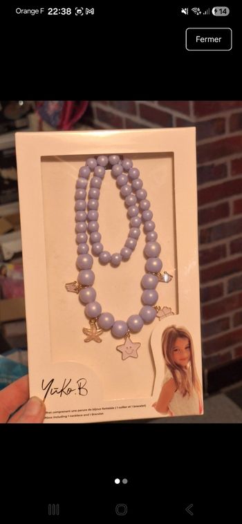 Parure de bijoux enfant 