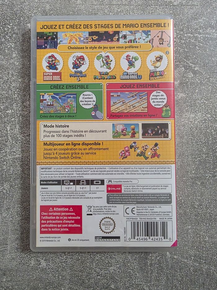 Jeu switch Mario maker 2 - photo numéro 2
