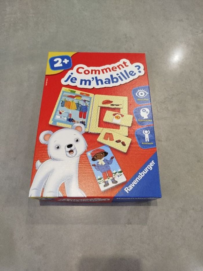 Jeux Ravensburger "comment je m'habille"
