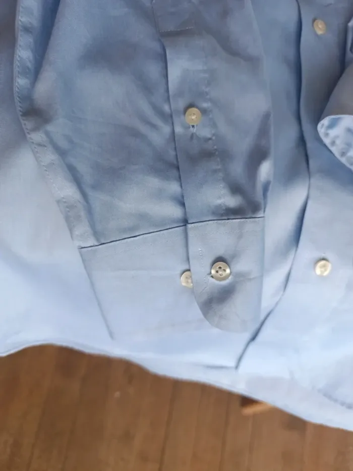 Chemise manche longue uni Chaps - photo numéro 4