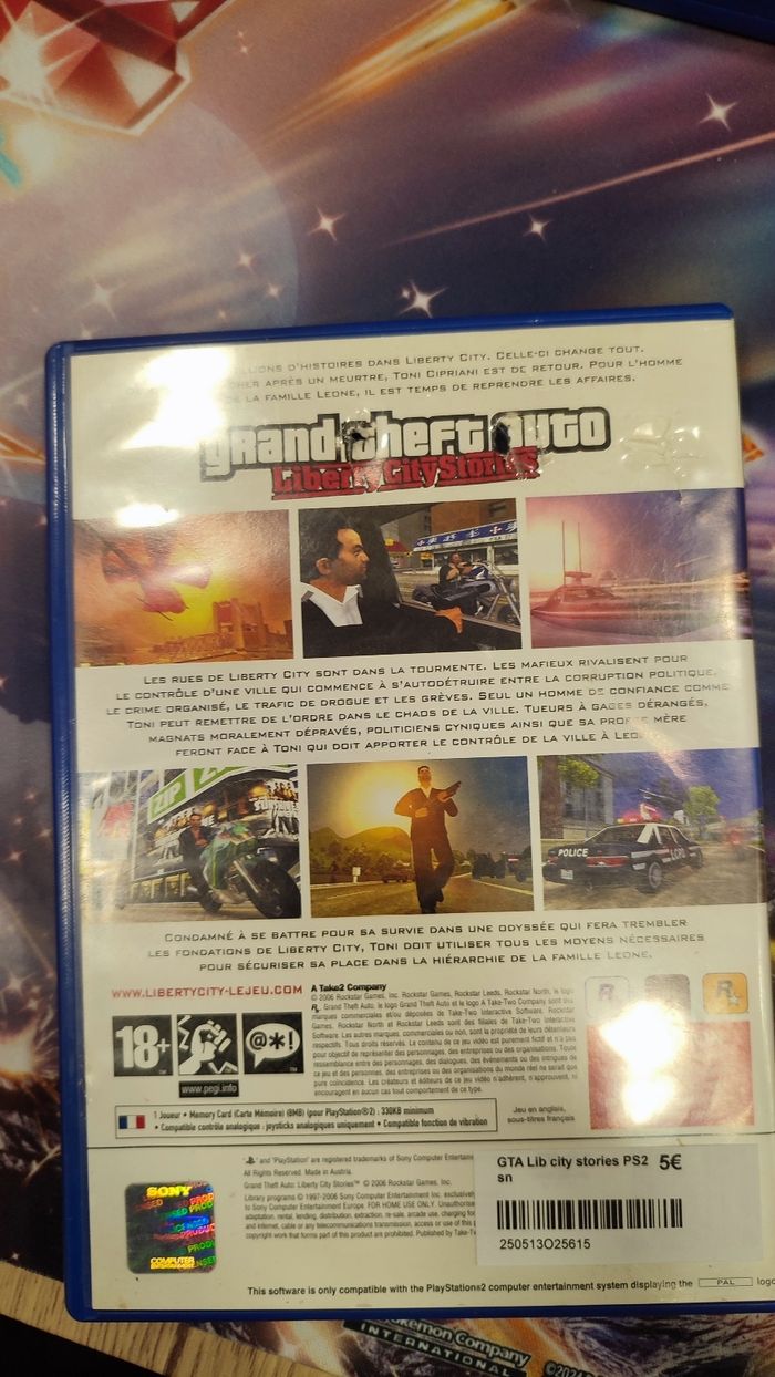 GTA liberty city stories PS2 - photo numéro 3
