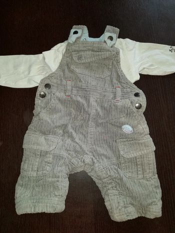Salopette plus t-shirt 6 mois