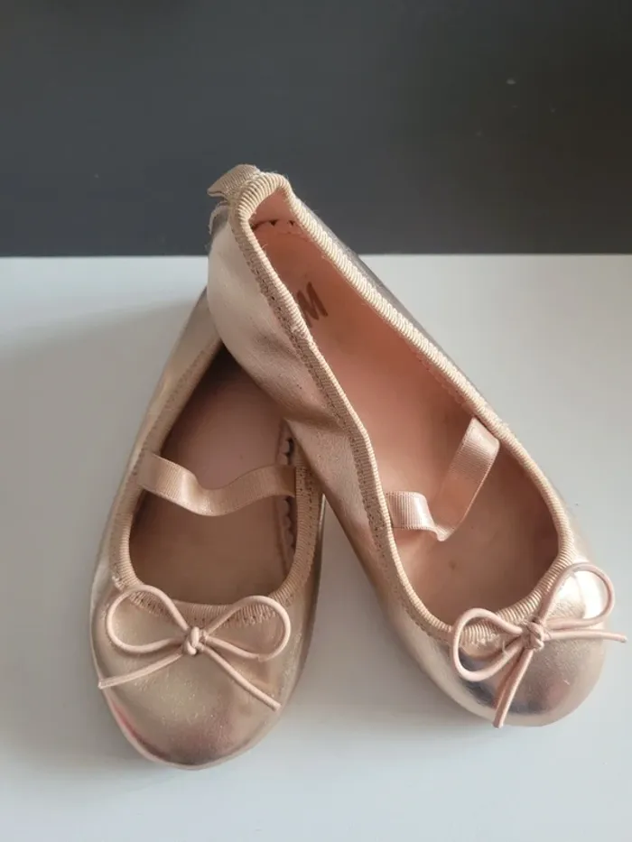 Ballerines rose doré- H&M - 25