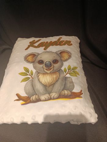 Couverture bébé en minky personnalisé plusieurs couleurs disponibles