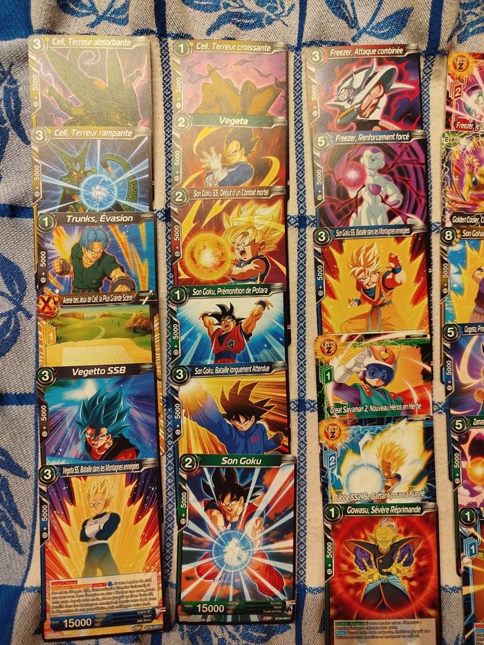 Lots de carte dragon ball version française - photo numéro 2
