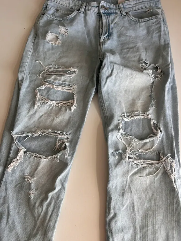 Jean Boyfriend Destroy H&M 38 - photo numéro 2