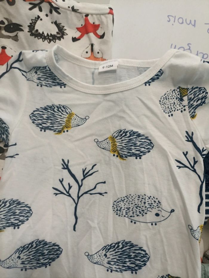 Combinaison légère motifs hérissons - photo numéro 2