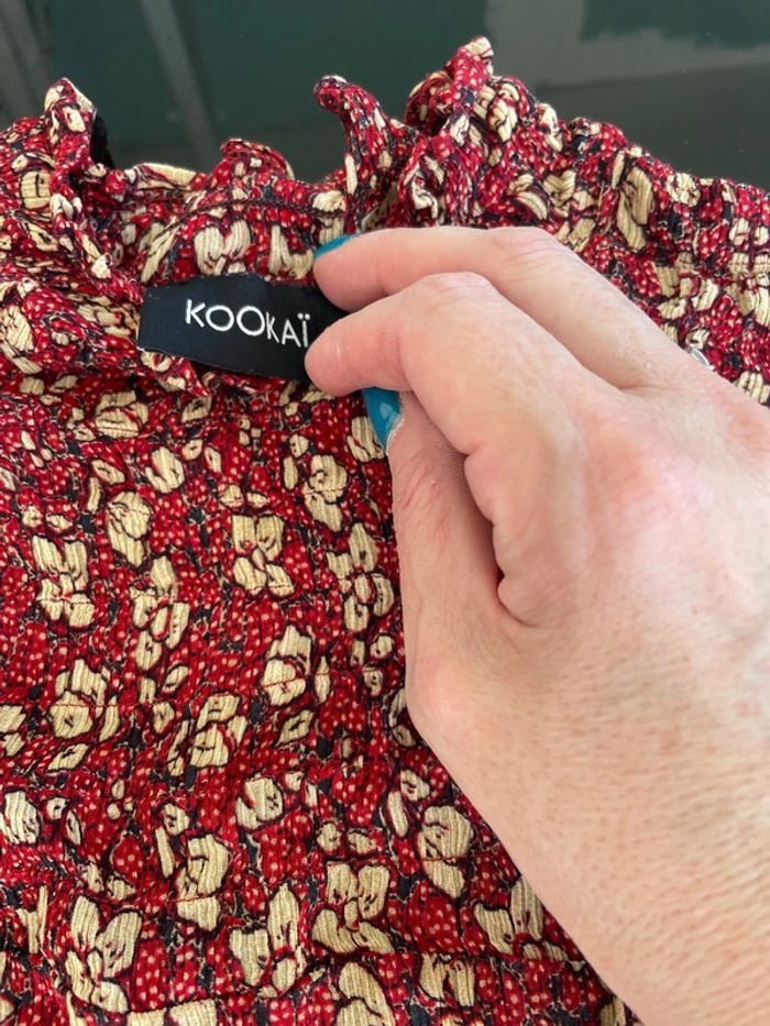 Haut fleuri de la marque Kookaï en taille M - photo numéro 3