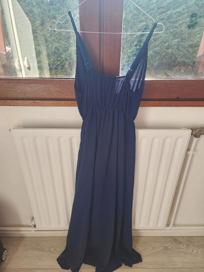 Robe longue bleu marine taille unique - photo numéro 2