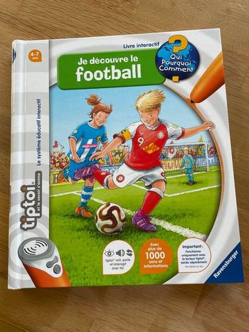 Livre tiptoi je découvre le football 