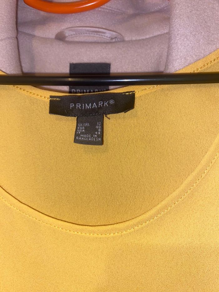 Blouse primark jaune moutarde - photo numéro 2