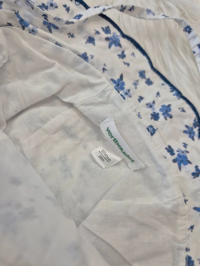 💙 Lot de 2 bob / chapeaux Vertbaudet blanc et bleu 3 / 6 mois - photo numéro 5