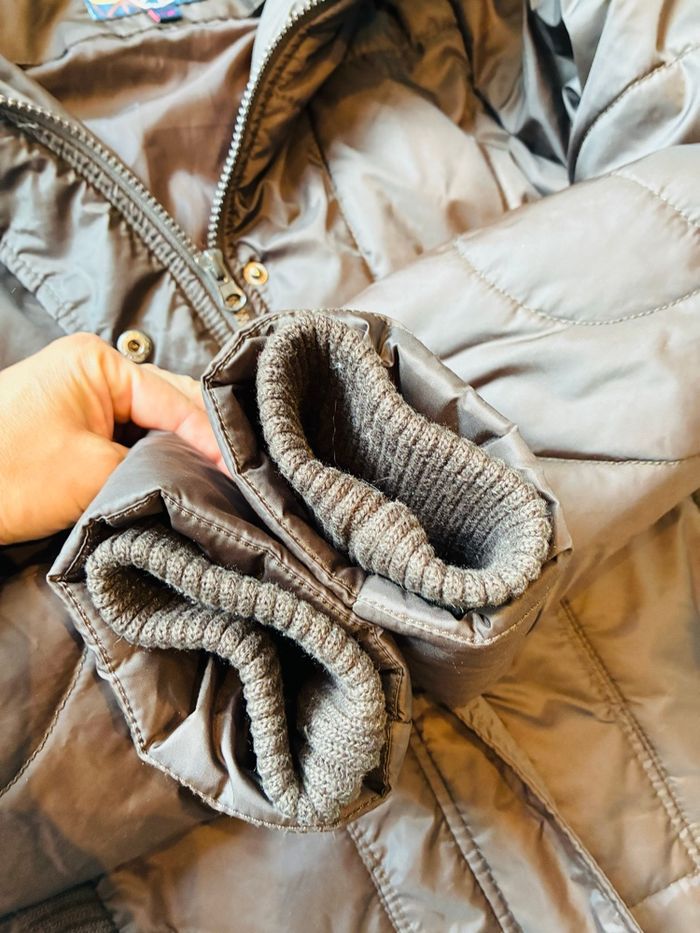 Doudoune longue hiver femme avec capuche fausse fourrure - photo numéro 8