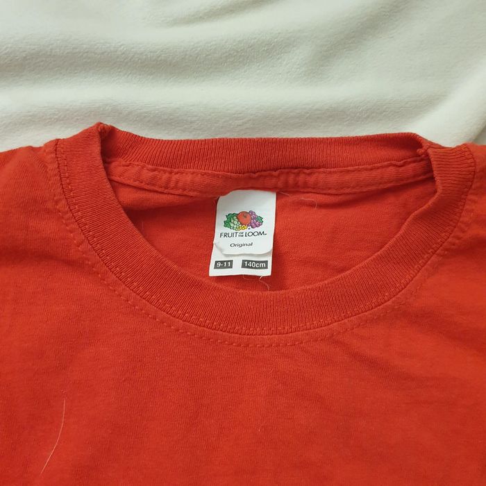 1 t-shirt rouge, garçon taille 9/11 ans, racing club de jarnac, en très bon état - photo numéro 3