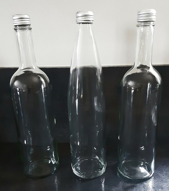 Bouteilles en verre