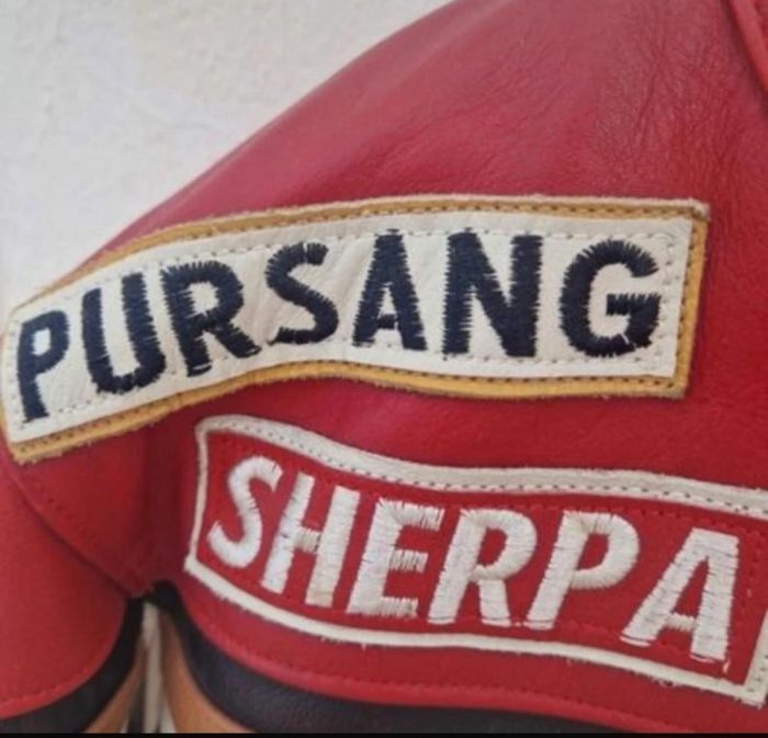 Veste moto vintage en cuir véritable - photo numéro 6