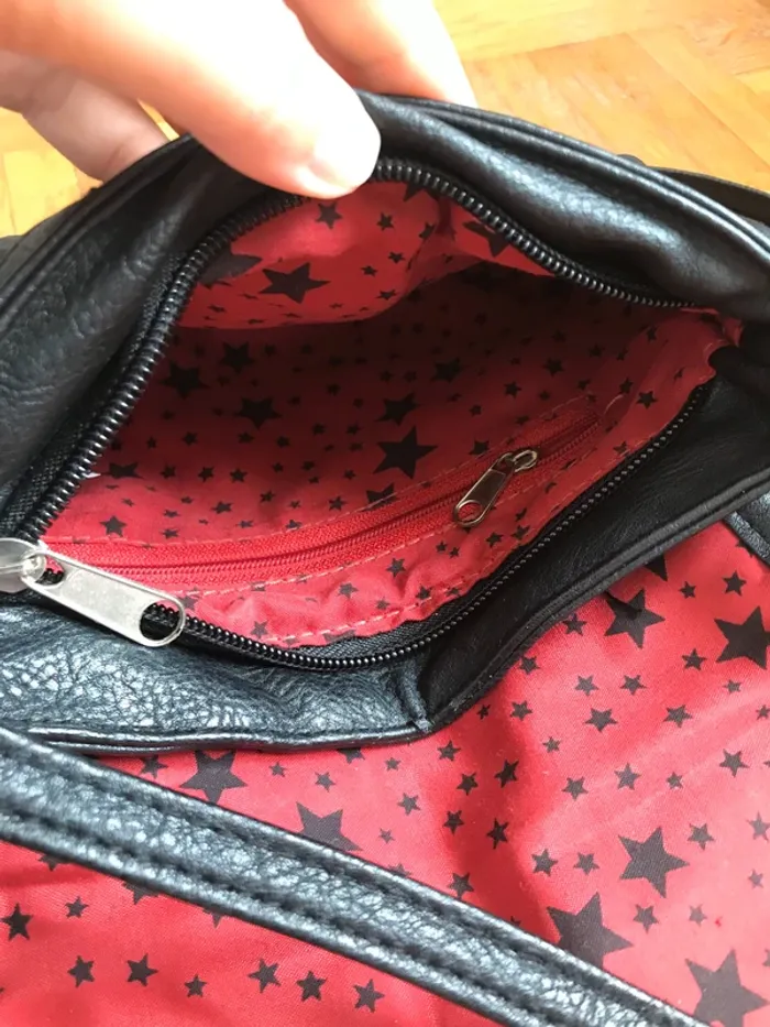 Petit sac noir avec noeud - photo numéro 3