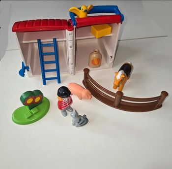 123 playmobil ferme transportable 6778 complète
