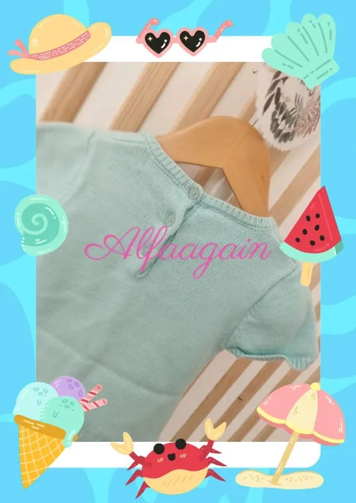 Robe pull bleue kimbaloo neuve 18mois - photo numéro 8