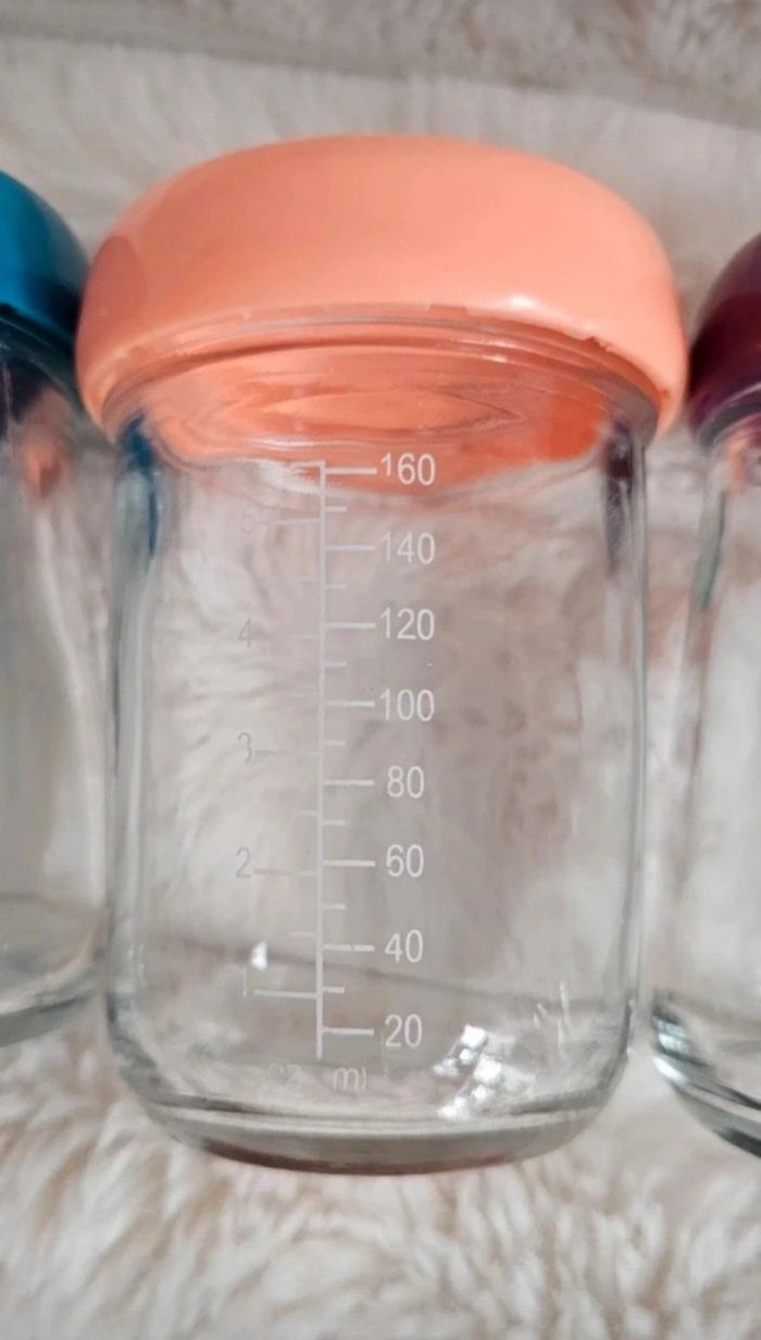 Lot de 4 grands pots en verre Babybols babymoov 160ml. - photo numéro 7