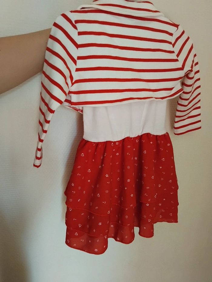Robe fille neuf 12mois + boléro - photo numéro 11