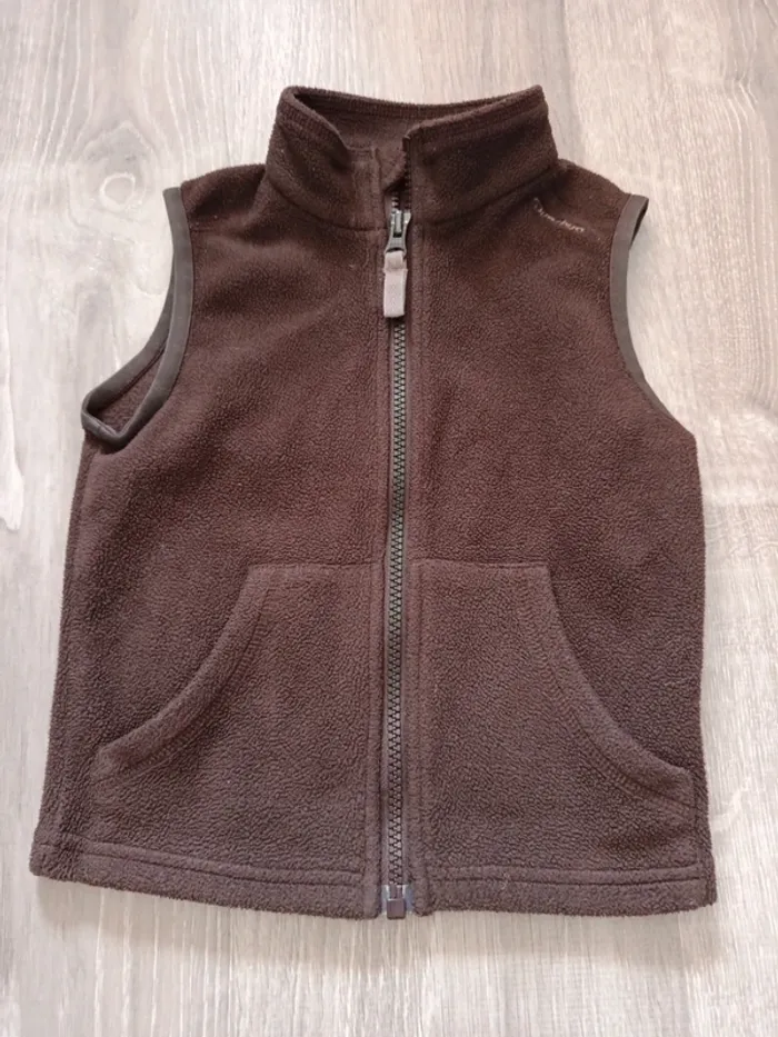 Gilet polaire sans manche 3 ans