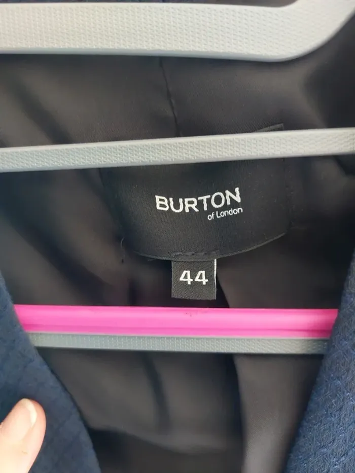 Jolie veste longue Bleu marine Burton - photo numéro 4