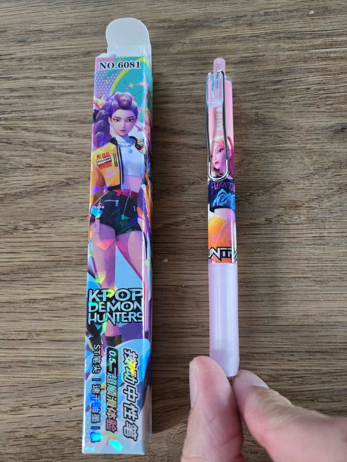 Stylo crayon demon hunters kpop huntrix