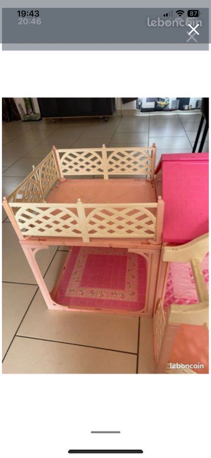 Maison barbie 3en1 vintage - photo numéro 4