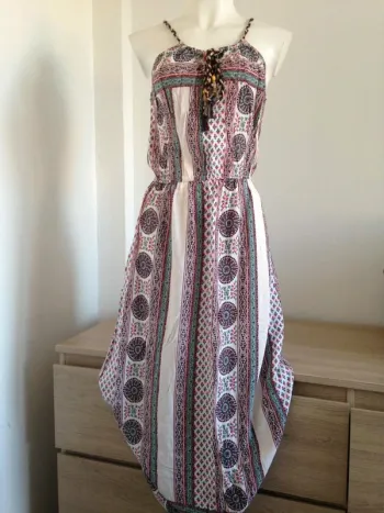 Robe longue sans manches aztèque R&F 36/38