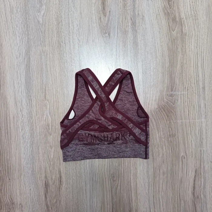Brassière gymshark femme s Bordeaux rose - photo numéro 3