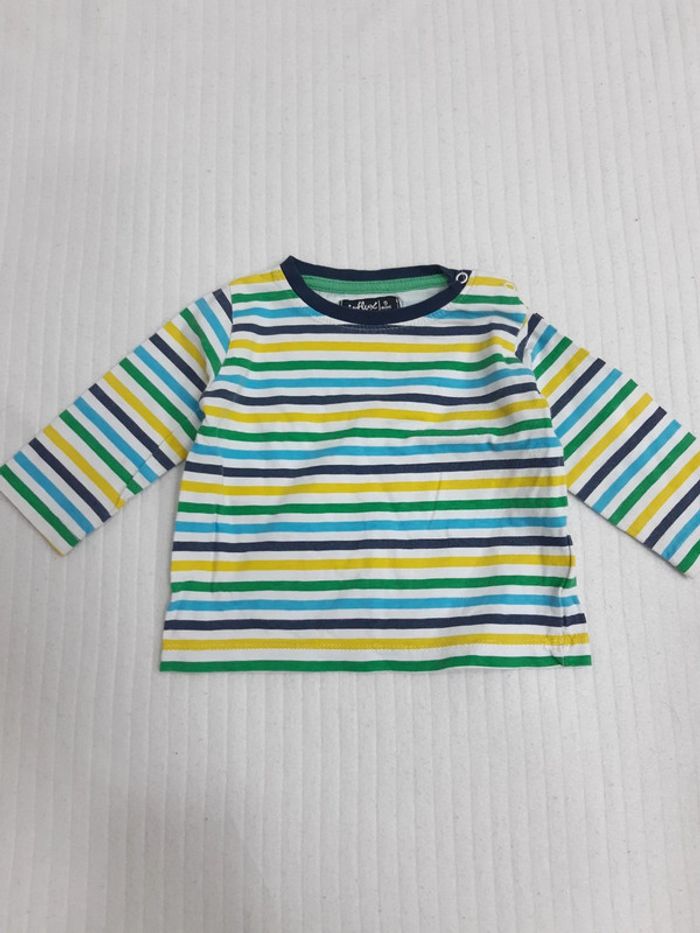 Tenue haut manches longues et pantalon 9 mois - photo numéro 2