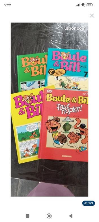 Bandes dessinées Boule et Bill