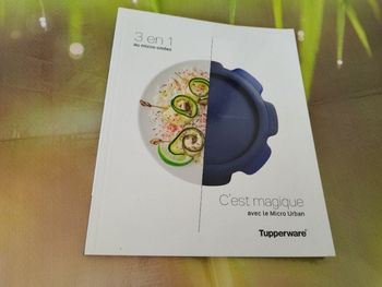 Livre au micro-ondes de 3 en 1 avec le micro urban Tupperware