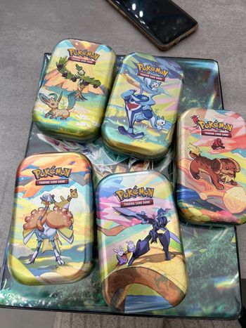 5 tin box pokémon