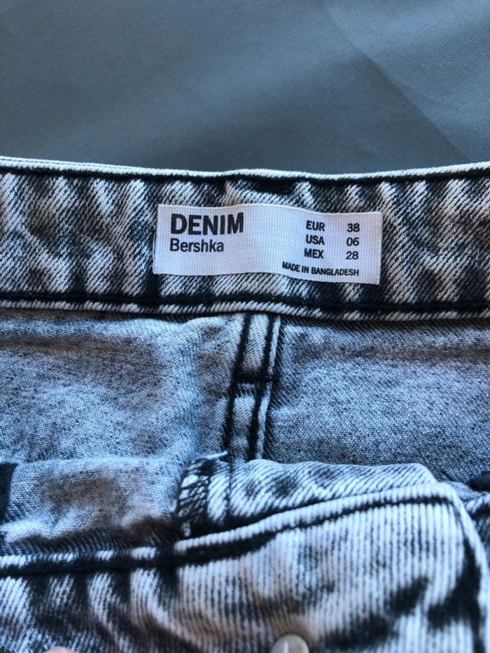 Jupe en jean bershka taille 38 - photo numéro 5