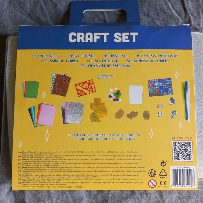 Paper Craft Set DIY Action Beebs