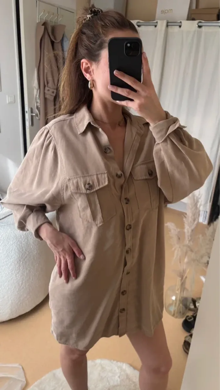 Robe chemise oversize - photo numéro 2