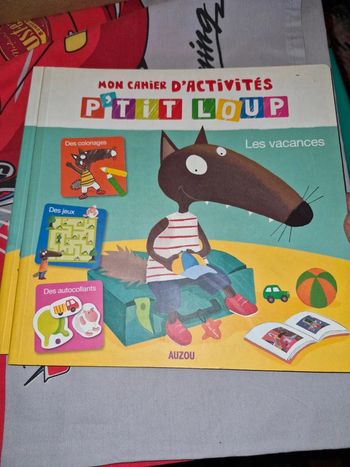 Mon cahier d activités ptit loup les vacances