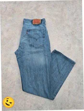 Jeans Levi's 514 W36 FR46 L32 coupe droite bleu Homme Men pan383b