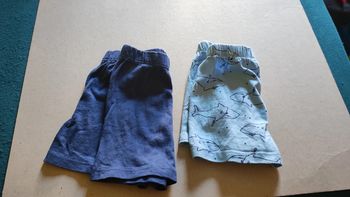 deux shorts 12 mois